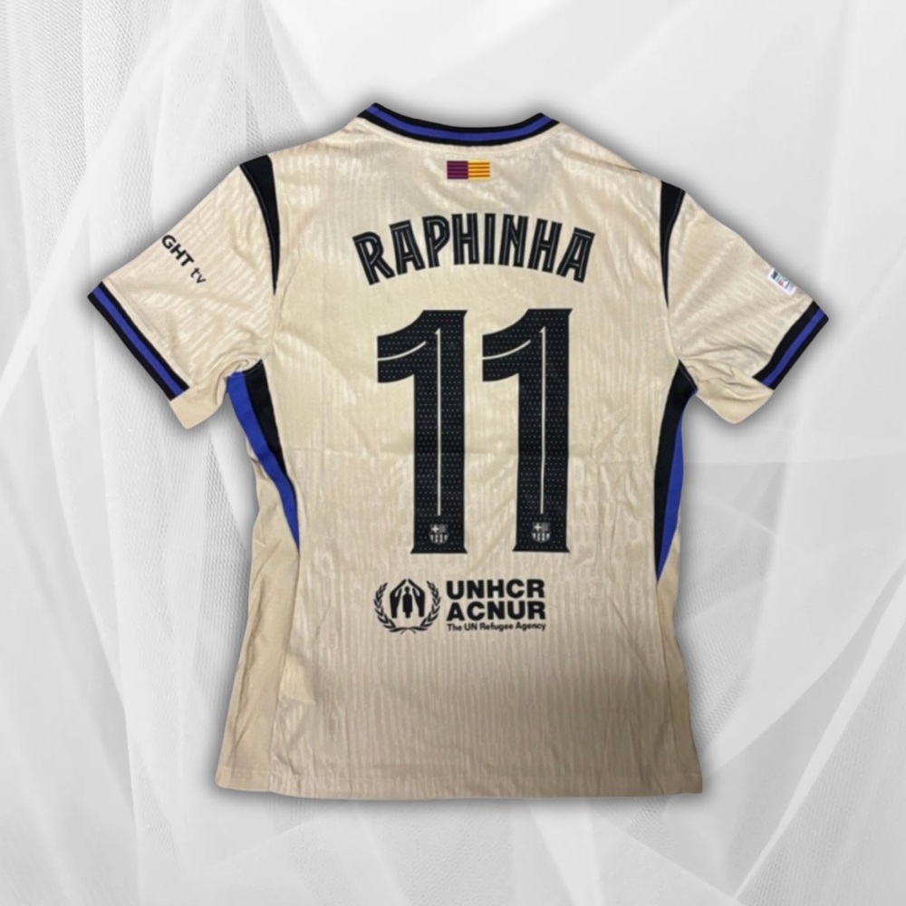 Raphinha Barcelona Soccer Jersey